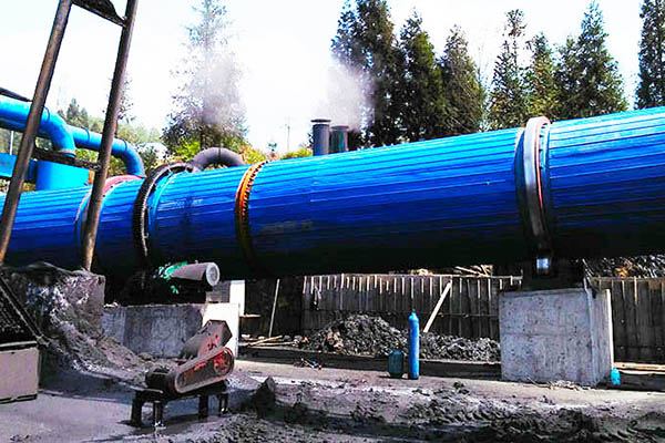 貴州安順煤泥烘干現場